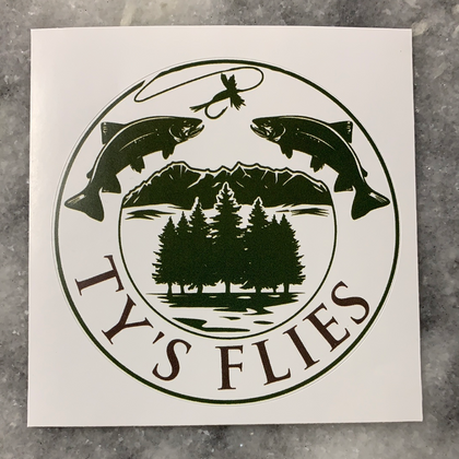 Ty’s Flies Sticker